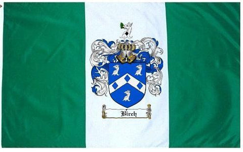 Birch- family crest coat of arms flag