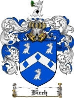 Birch Coat of Arms / Family Crest JPG or PDF Image Download