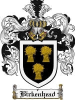 Birkenhead coat of arms family crest download