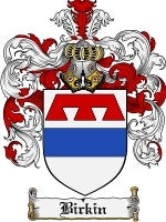Birkin coat of arms family crest download