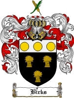 Birks coat of arms family crest download