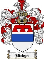 Birkyn coat of arms family crest download