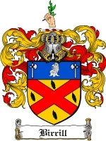 Birrill coat of arms family crest download