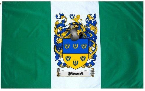Biscardi family crest coat of arms flag