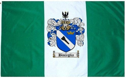 Bisceglia family crest coat of arms flag