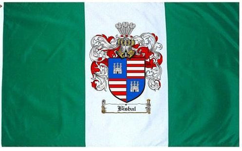 Bismal family crest coat of arms flag