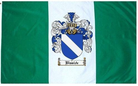 Bisside family crest coat of arms flag