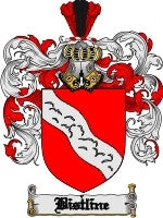 Bistline coat of arms family crest download