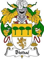 Bistue coat of arms family crest download