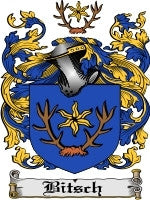 Bitsch coat of arms family crest download