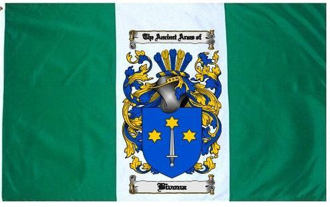 Bivona family crest coat of arms flag