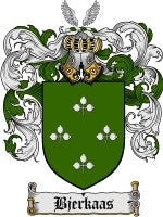 Bjerkaas coat of arms family crest download