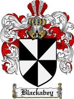 Blackabey coat of arms family crest download