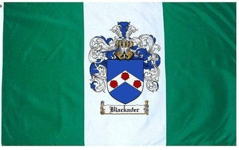 Blackader family crest coat of arms flag