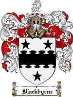 Blackbyrne coat of arms family crest download