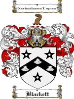 Blackett coat of arms family crest download