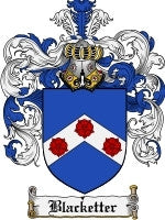Blacketter coat of arms family crest download