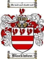 Blackiston coat of arms family crest download