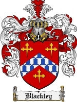 Blackley coat of arms family crest download