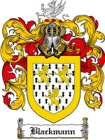 Blackmann coat of arms family crest download