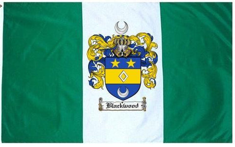 Blackwood family crest coat of arms flag