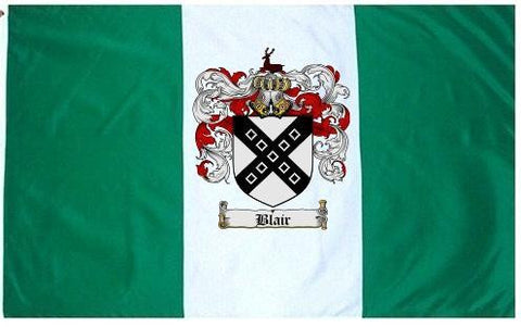 Blair family crest coat of arms flag