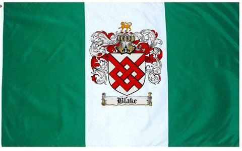 Blake family crest coat of arms flag