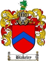 Blakeley coat of arms family crest download