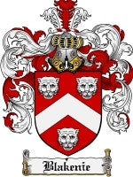 Blakenie coat of arms family crest download