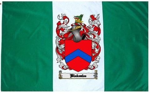 Blakeslee family crest coat of arms flag