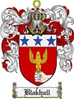 Blakhall coat of arms family crest download