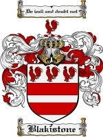 Blakistone coat of arms family crest download