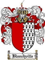 Blanchville coat of arms family crest download