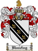 Blanding coat of arms family crest download