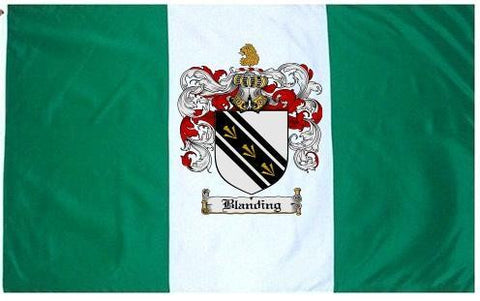 Blanding family crest coat of arms flag