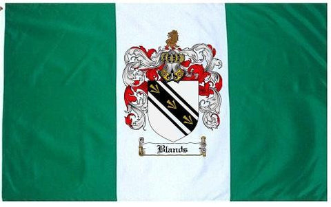 Blands family crest coat of arms flag
