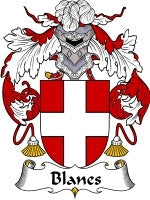 Blanes coat of arms family crest download