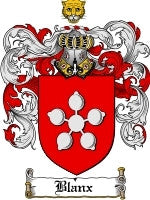 Blanx coat of arms family crest download