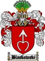 Blaskowski coat of arms family crest download