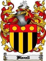 Blaxall coat of arms family crest download