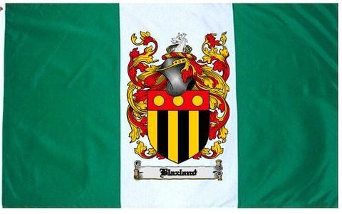 Blaxland family crest coat of arms flag