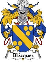 Blazquez coat of arms family crest download