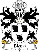 Bledri coat of arms family crest download