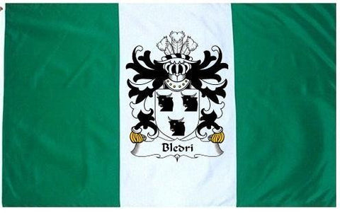 Bledri family crest coat of arms flag