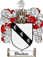 Blenken coat of arms family crest download
