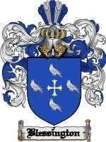 Blessington coat of arms family crest download