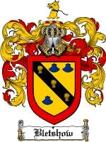 Bletshow coat of arms family crest download