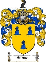 Blewe coat of arms family crest download