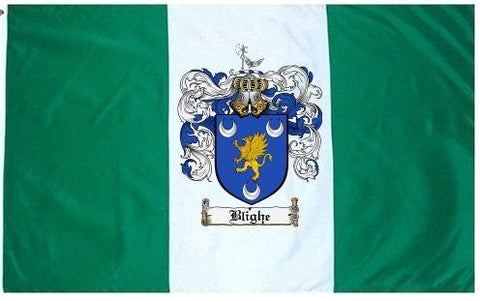 Blighe family crest coat of arms flag