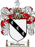 Blinkhorn coat of arms family crest download